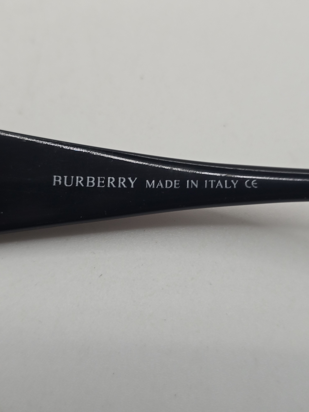 Burberry Slim Rectangular Sunglasses with Pink Gradient Lenses - Picture 2 of 7